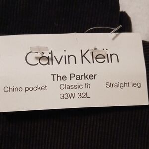 Calvin Klein Men's Corduroy Pants - Black